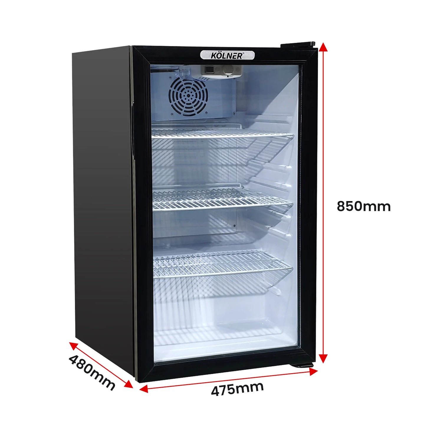 Kolner 100L Mini Bar Frižider sa Staklenim Vratima